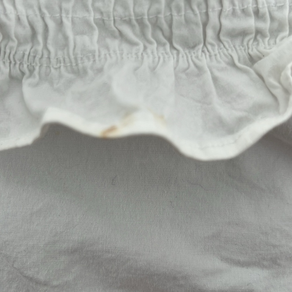 Walter Baker Off Shoulder White Blouse Sz M - Picture 10 of 10